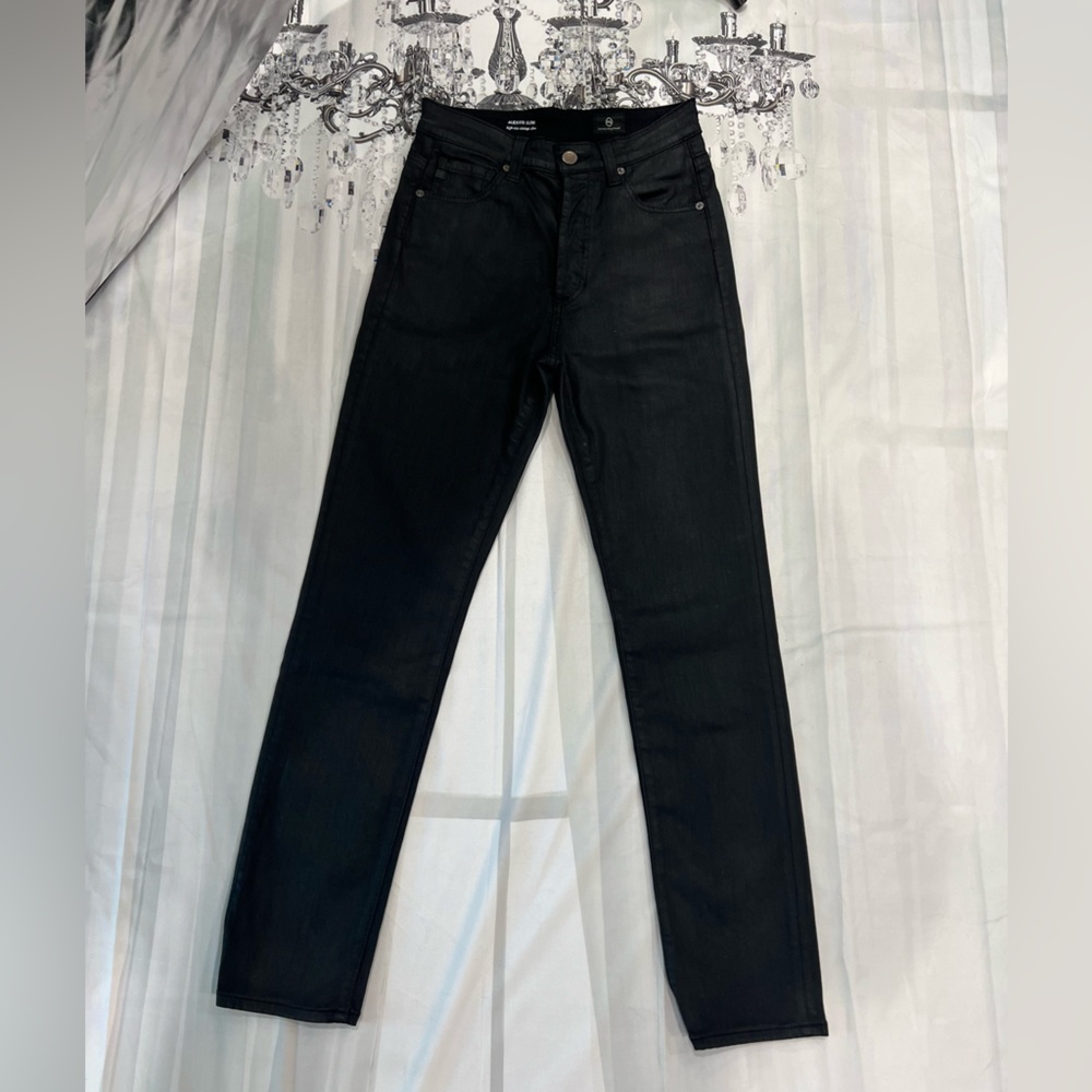 NWOT AG black jeans with a little shine size 26R